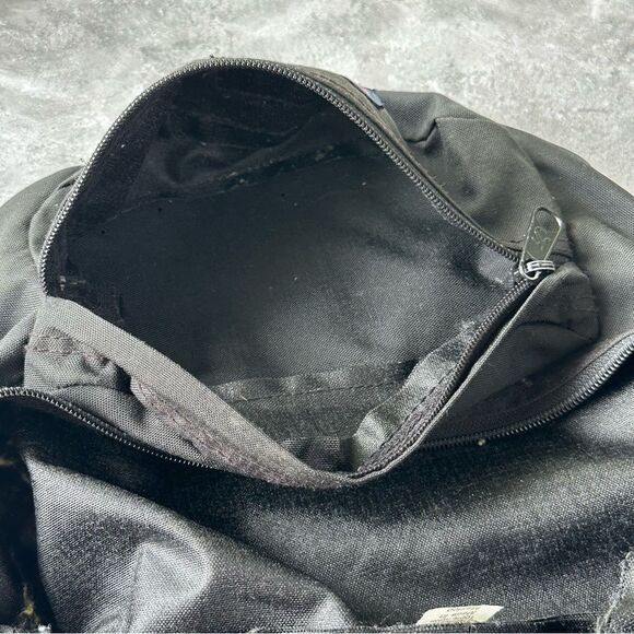 Vintage 90s Jansport Black Fanny Pack Bum Waist Bag Unisex - Picture 5 of 11